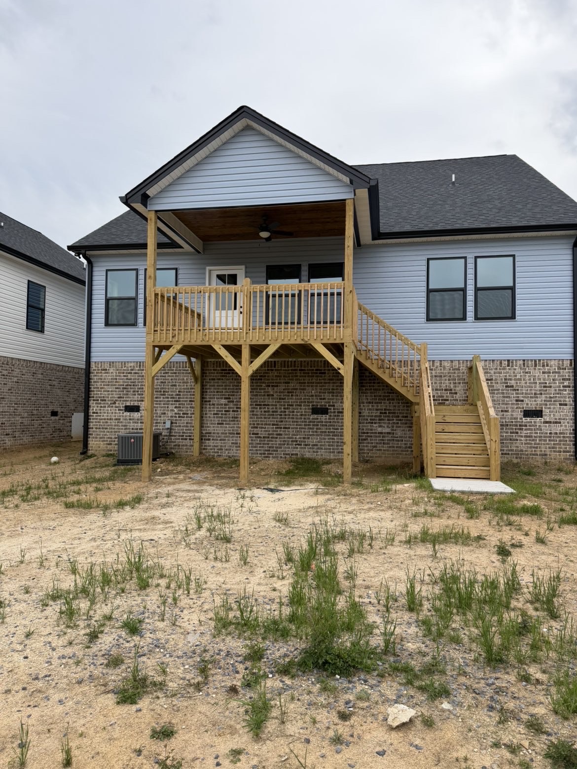 Custom elevated deck built by PR Projects Group